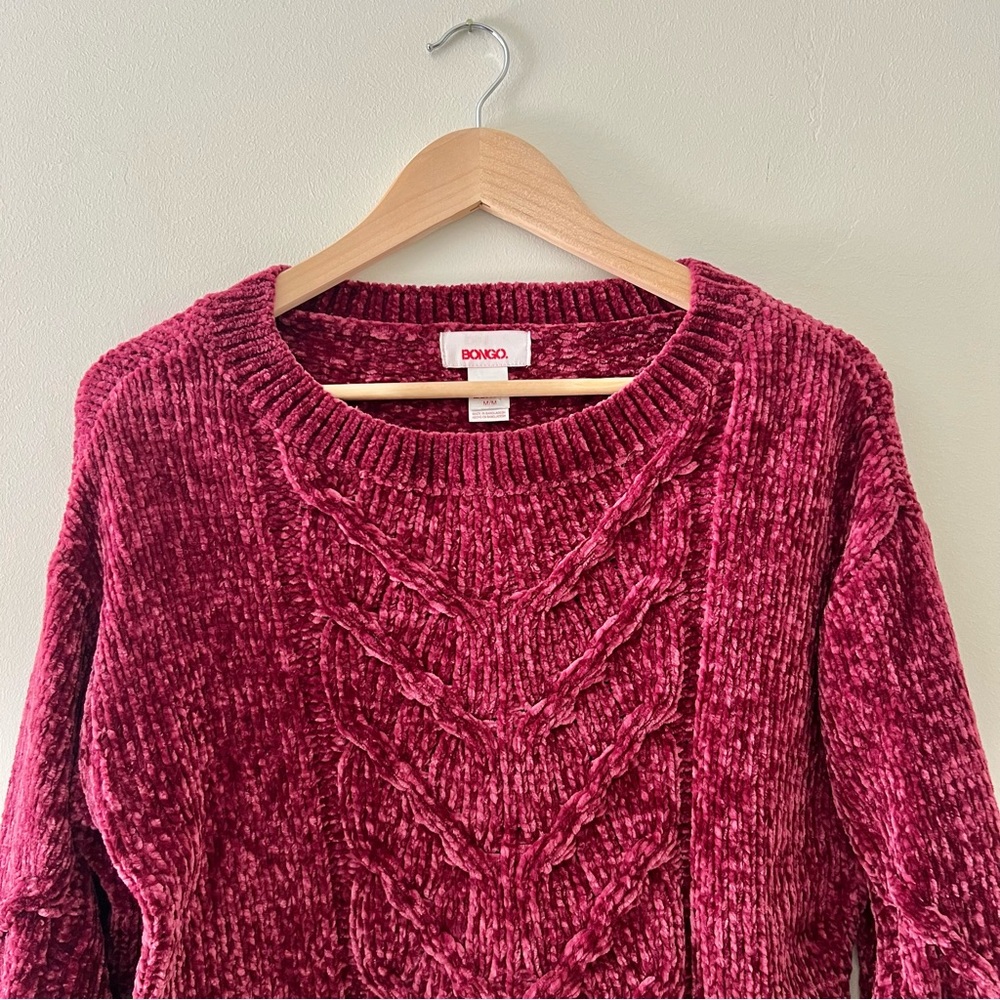 BONGO Cropped Knit Sweater